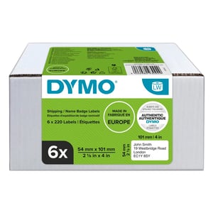 Afbeelding van Dymo 2093092 verzend- en naambadge etiketten 6 rollen (origineel)