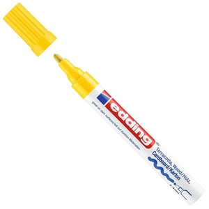 Afbeelding van Edding 4000 deco / matlak marker | geel | ronde punt | 2-4 mm