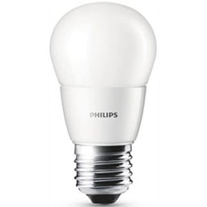 Afbeelding van Philips | E27 LED-lamp | 4W (25W) | mat | warm wit | kogelmodel
