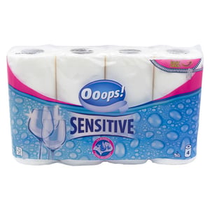 Afbeelding van Ooops! Keukenrol | Sensitive | 2-laags | 4 rollen | 50 vel