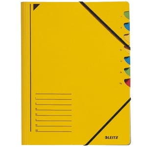 Afbeelding van Leitz sorteermap | geel | 7 tabs