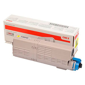 Afbeelding van OKI 46490605 toner cartridge geel hoge capaciteit (origineel)
