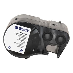 Afbeelding van Brady M5-112-490 polyester labels zwart op wit | 31,75 mm x 9,53 mm (origineel)