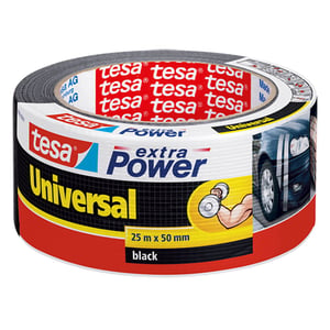 Afbeelding van Tesa 56388 Universal duct tape | extra Power | zwart | 50 mm x 25 m