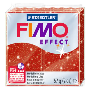 Afbeelding van Fimo 8020-202 klei effect | glitter rood | 57 gram