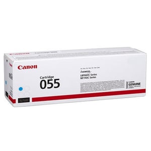 Afbeelding van Canon 055 toner cartridge cyaan (origineel)