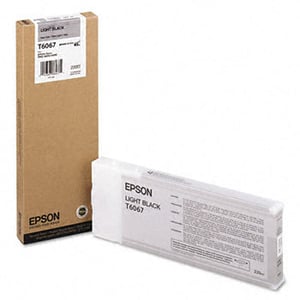 Afbeelding van Epson T6067 inktcartridge licht zwart hoge capaciteit (origineel)