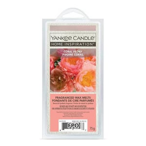 Afbeelding van Yankee Candle Home Inspiration Wax Melts | Coral Peony | 75 g