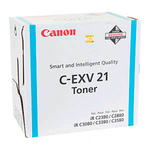 Afbeelding van Canon C-EXV 21 toner cartridge cyaan (origineel)