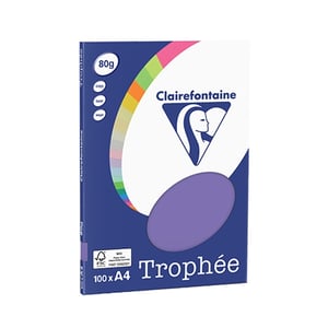 Afbeelding van Clairefontaine papier | violet | A4 | 80 gr. | 100 vel