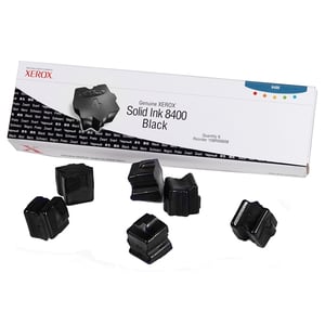 Afbeelding van Xerox 108R00608 solid inkt zwart 6 stuks (origineel)