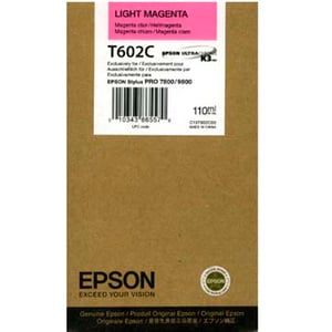 Afbeelding van Epson T602C inktcartridge light magenta (origineel)