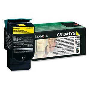 Afbeelding van Lexmark C540A1YG toner cartridge geel (origineel)