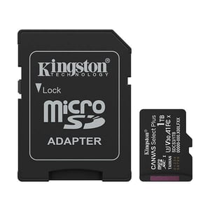 Afbeelding van Kingston Canvas Select Plus Gen3 Micro SDXC geheugenkaart | inclusief adapter | 1TB