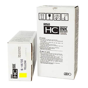 Afbeelding van Riso S-4673E inktcartridge geel (origineel)