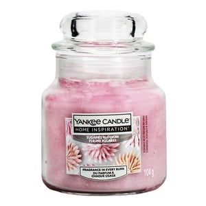 Afbeelding van Yankee Candle Home Inspiration geurkaars | Sugared Blossom | Small Jar | 104 g