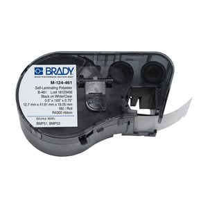 Afbeelding van Brady M-124-461 gelamineerd polyester labels | 12,7mm x 41,91mm x 19,05mm