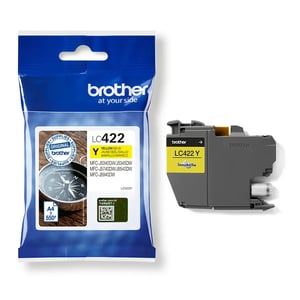 Afbeelding van Brother LC-422Y inktcartridge geel (origineel)