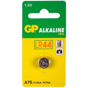 Afbeelding van GP knoopcel batterij LR44 | A76 | alkaline | 1 stuk