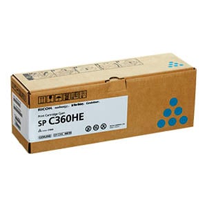 Afbeelding van Ricoh 408185 toner cartridge cyaan hoge capaciteit (origineel)