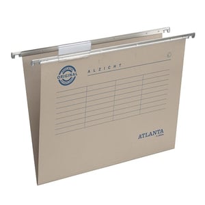 Afbeelding van Atlanta Alzicht verticale hangmap | voor folio | grijs | 25 stuks
