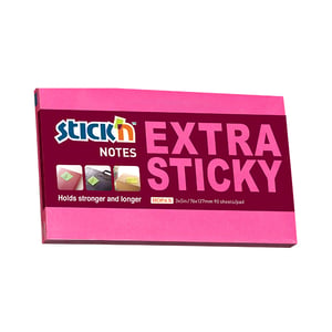 Afbeelding van Stick'n extra sticky notes | 76 x 127 mm | magenta | 90 vel