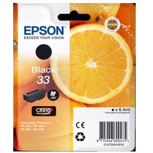 Afbeelding van Epson T3331 nr. 33 inktcartridge zwart (origineel)