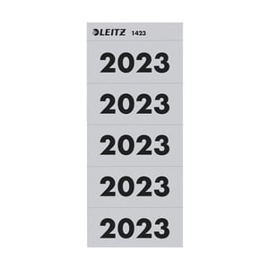 Afbeelding van Leitz zelfklevende jaartal etiketten | 2023 | Grijs | 100 stuks