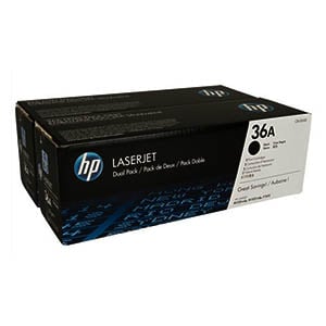 Afbeelding van HP 36AD (CB436AD) toner cartridge zwart 2 stuks (origineel)