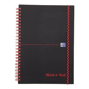 Afbeelding van Oxford Black ’n Red spiraalblok | A5 | gelinieerd | 90gr. | 140 vel