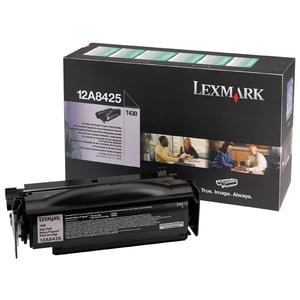 Afbeelding van Lexmark 12A8425 toner cartridge zwart (origineel)