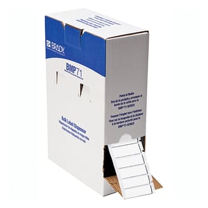 Afbeelding van Brady BM71E-6-7593-WT gelamineerde polyester labels | 15,00 mm x 45,00 mm (origineel)