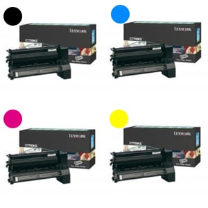 Afbeelding van Lexmark bundel C780H1serie (bl+ c+ m+ y)