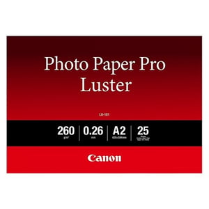 Afbeelding van Canon LU-101 pro luster fotopapier | glanzend | A2 | 260 gr. | 25 vel