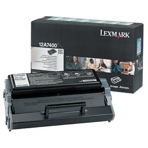 Afbeelding van Lexmark 12A7400 toner cartridge zwart (origineel)