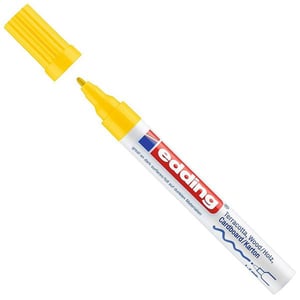 Afbeelding van Edding 4040 deco / matlak marker | geel | ronde punt | 1-2 mm