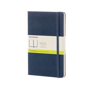 Afbeelding van Moleskine IMQP062B20 large notitieboek | hardcover | blauw
