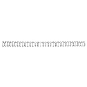 Afbeelding van GBC RG8105 metalen draadrug | zilver | 8 mm | 100 stuks