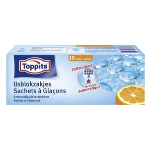 Afbeelding van Toppits ijsblokzakjes | 20 blokjes | 10 stuks