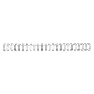 Afbeelding van GBC 4400026 metalen draadrug | A5 | metaal | zilver | tot 55 vel | 100 stuks