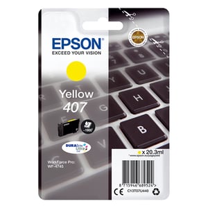 Afbeelding van Epson 407 inktcartridge geel (origineel)
