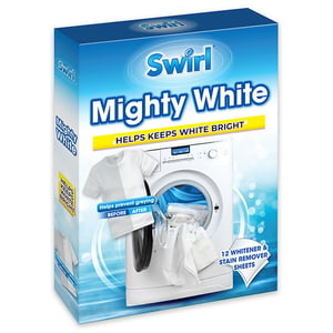 Afbeelding van Swirl Mighty White Witmakende & Vlekverwijderende Wasvellen | 12 stuks
