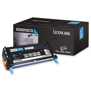Afbeelding van Lexmark X560H2CG toner cartridge cyaan hoge capaciteit (origineel)