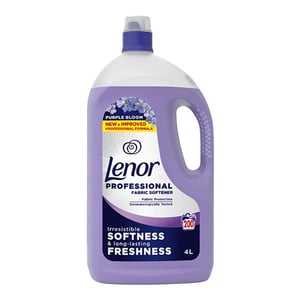 Afbeelding van Lenor Professional Paarse Bloesem wasverzachter | 4 liter
