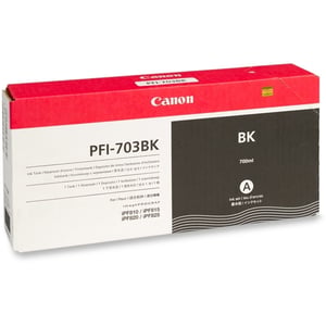 Afbeelding van Canon PFI-703BK inktcartridge zwart hoge capaciteit (origineel)