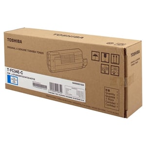 Afbeelding van Toshiba T-FC34EC toner cartridge cyaan (origineel)