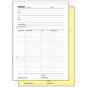 Afbeelding van Sigel Expres orderboek | zelfkopiërend | A5 | 50 vel