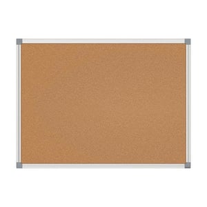 Afbeelding van Maul Standaard prikbord | aluminium frame | kurk | 60 x 45 cm