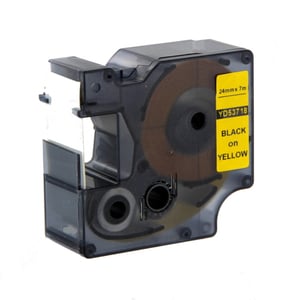 Afbeelding van DYMO S0720980 / 53718 tape zwart op geel 24mm (huismerk)