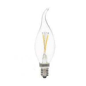 Afbeelding van Q-Nomic E14 filament LED-gloeilamp | DIMBAAR | 2W | sierkaarsmodel